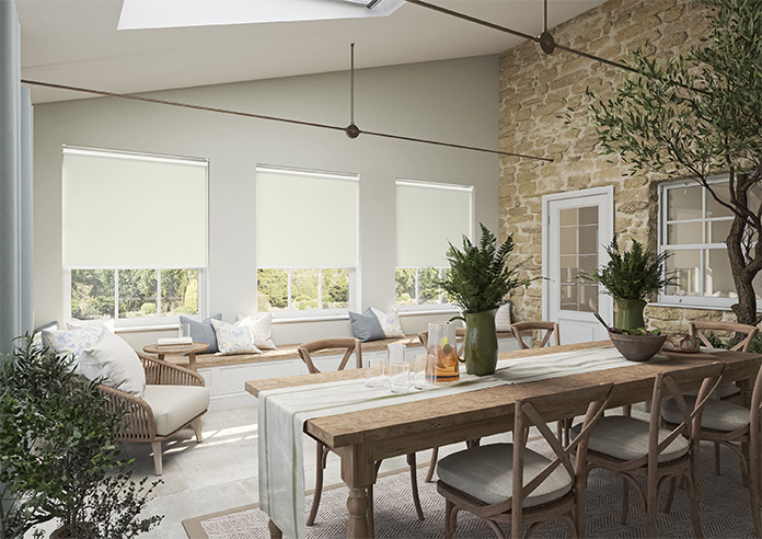 Rivulet (Blackout), Ivory - Roller Blind - Image 7